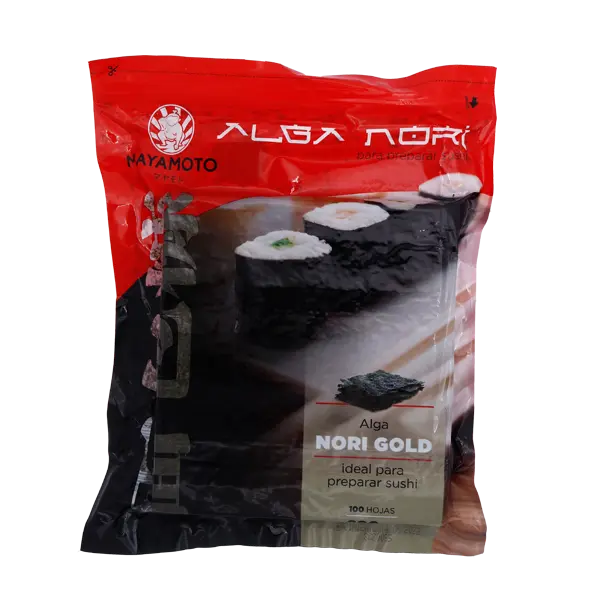Alga Marina Nori Gold 100 hojas, Mayamoto