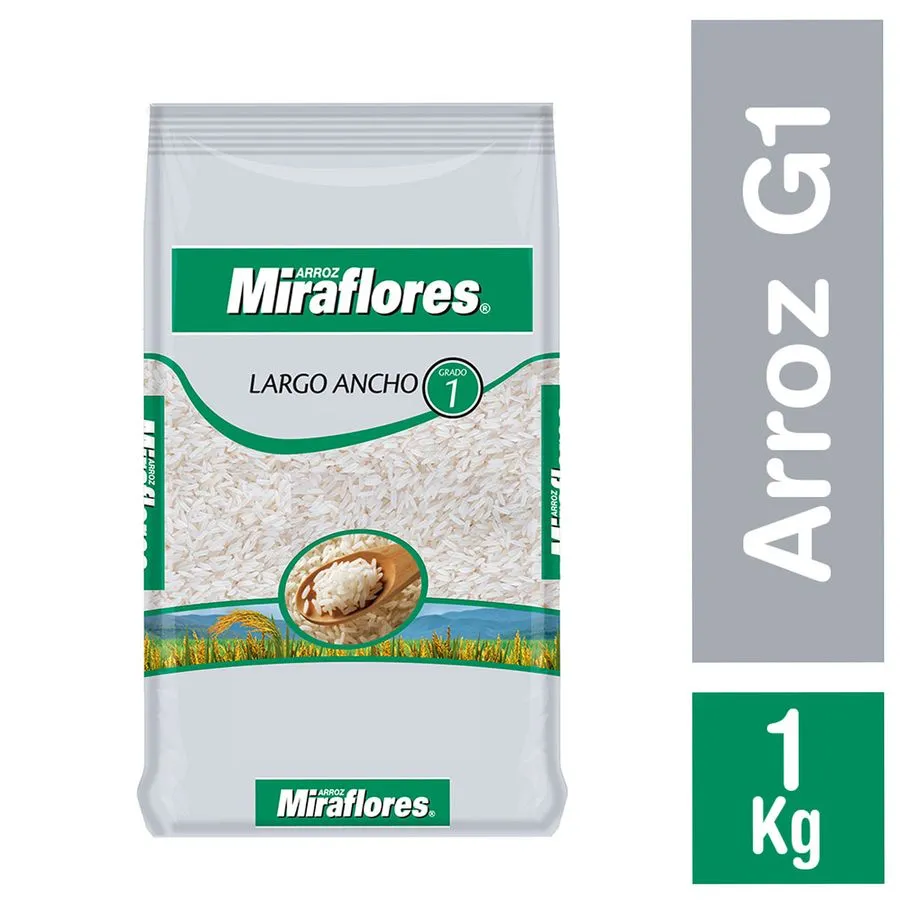 Arroz Grado 1  1 kg, Miraflores