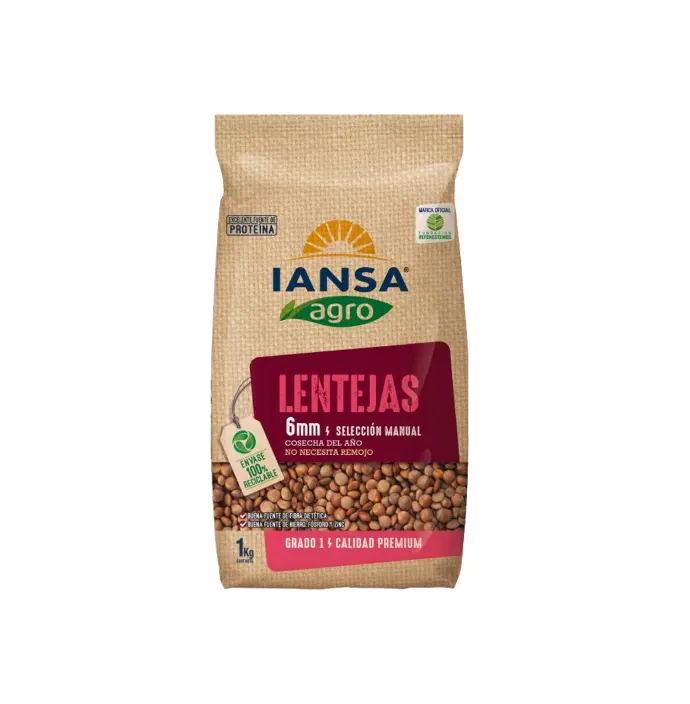 Lentejas 6 Mm 1 kg, Iansa