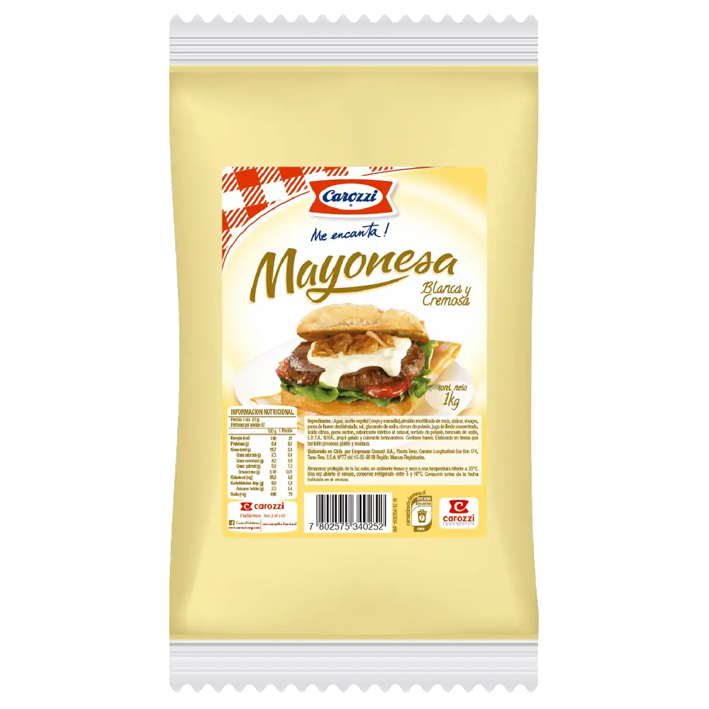 Mayonesa 1 kg, Carozzi