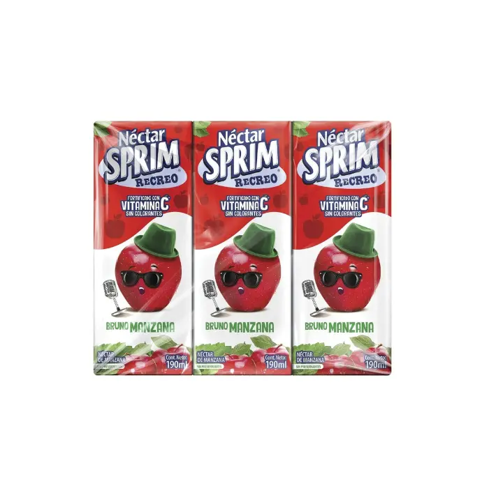 Pack Nectar Sprim Manzana 8X3X190M