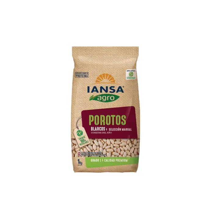 Porotos Blancos 1 kg, Iansa