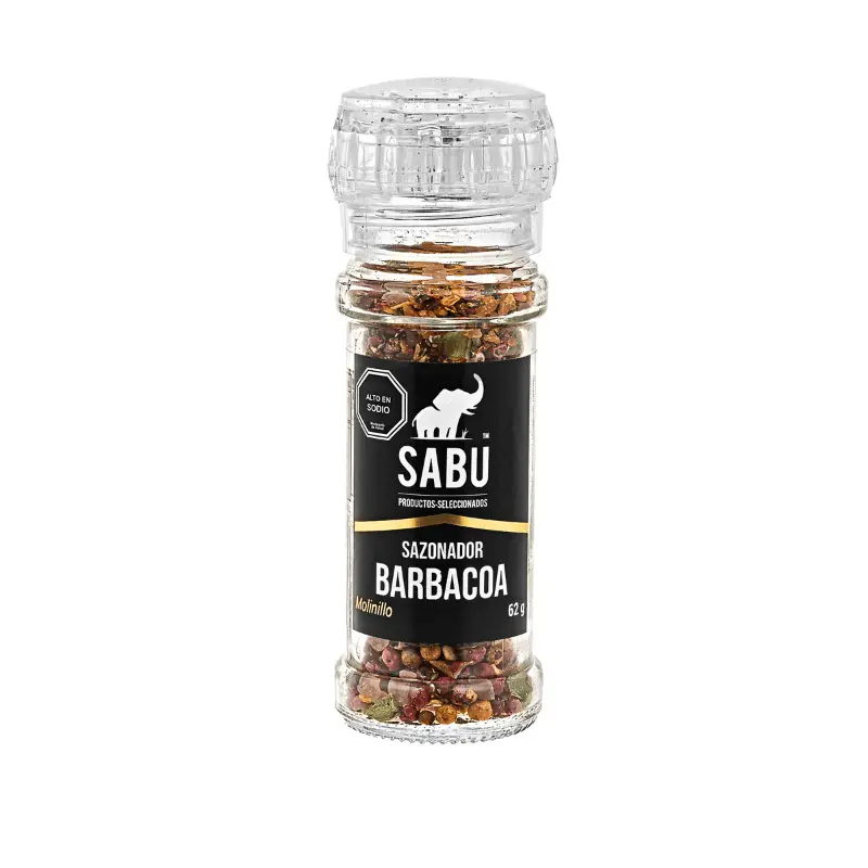 SAZONADOR BARBACOA 62 GR C/MOLINILLO SABU                     
