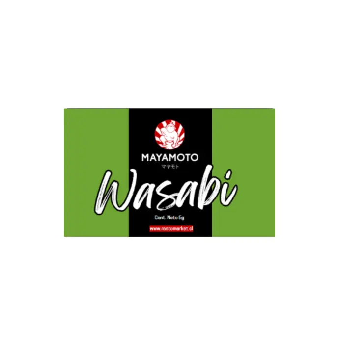 Wasabi Sachet 2000 Un  5 g, Mayamoto Restomarket