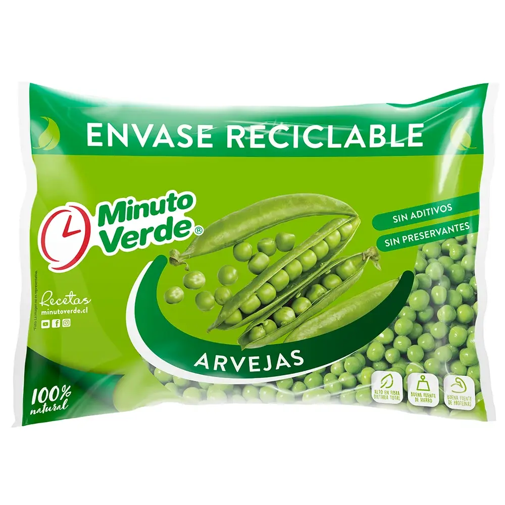 Arvejas 500 g, Minuto Verde