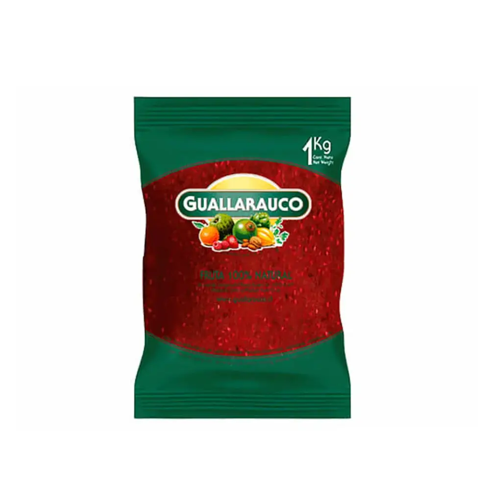 PULPA FRAMBUESA ARANDANO 1 KG GUALLARAUCO                     