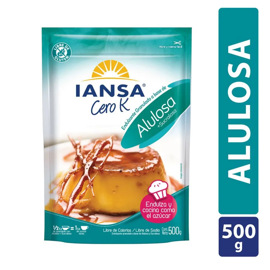 Alulosa Cero K Granulada 500 g, Iansa