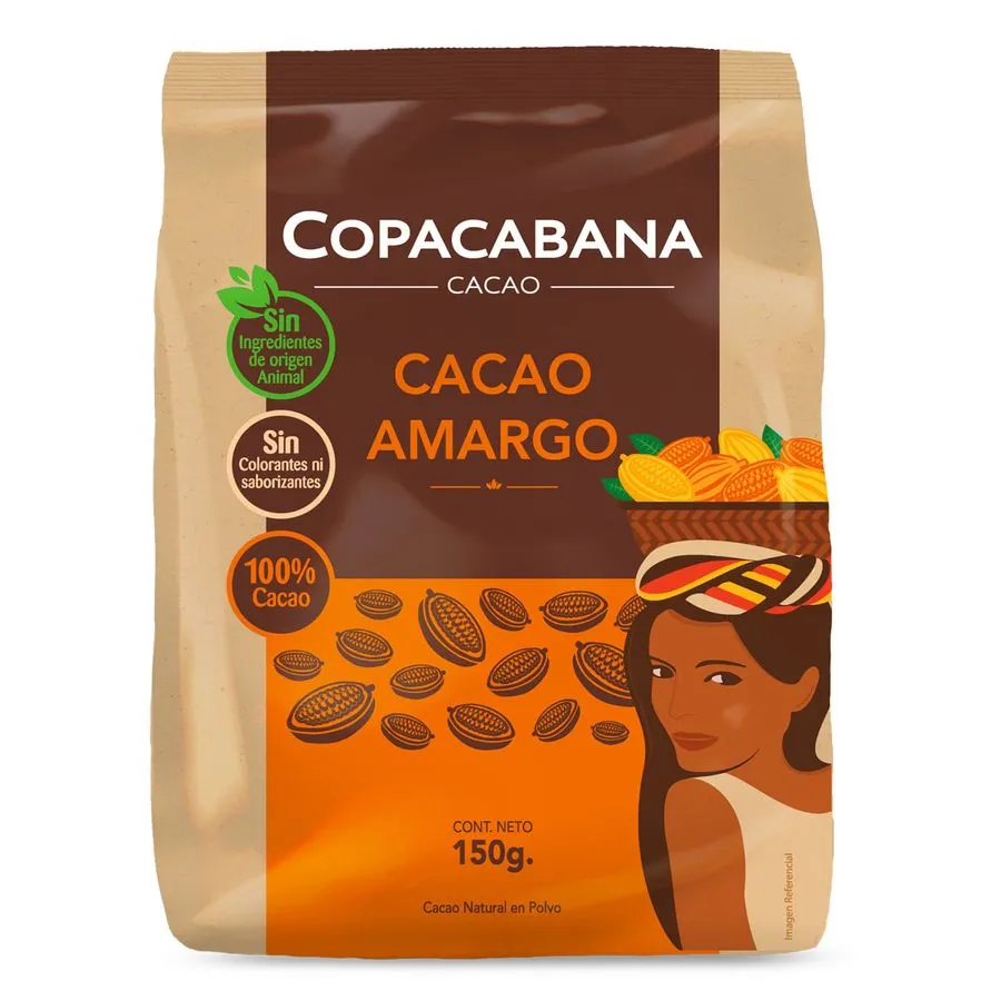 Cacao Amargo 150 g, Copacabana