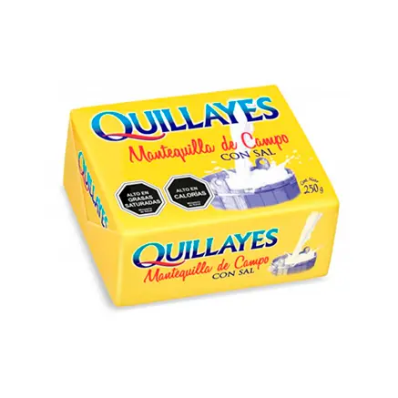 Mantequilla con Sal 250 g, Quillayes
