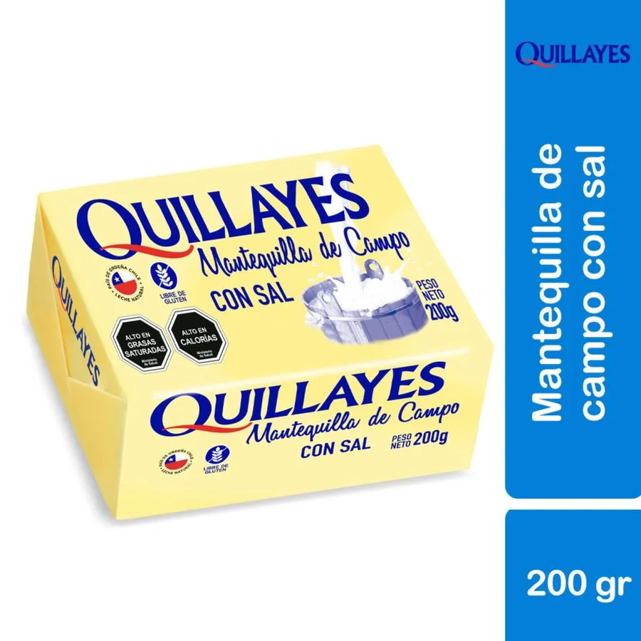 Mantequilla con sal 100 g, Quillayes 
