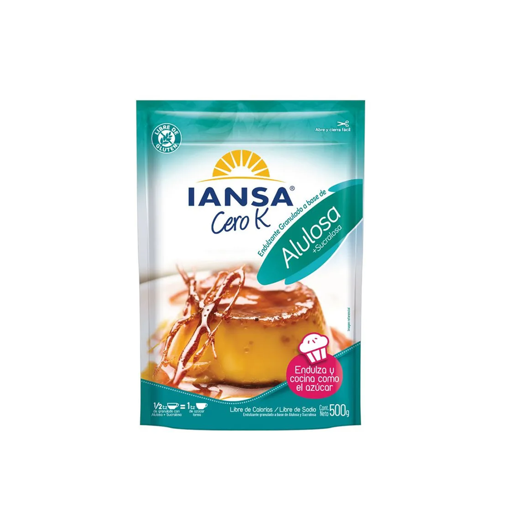 ALULOSA CERO K  GRANULADA 12 X 500 GR IANSA                   