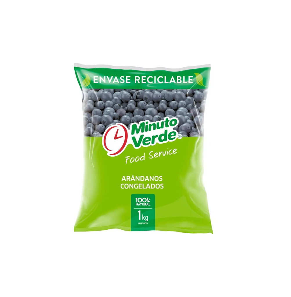 ARANDANO ENTERO IQF 16 X 1 KG MINUTO VERDE                    