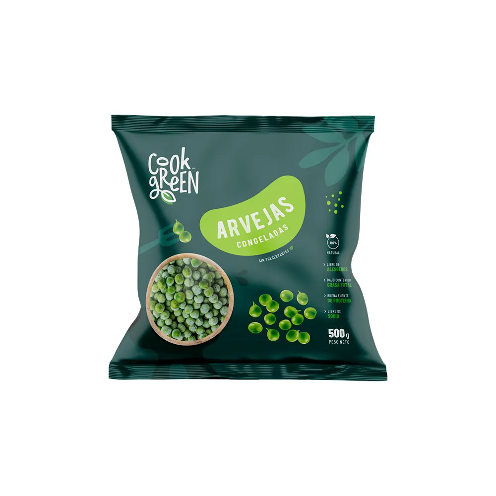 ARVEJAS 20 * 500 GR COOK GREEN                                
