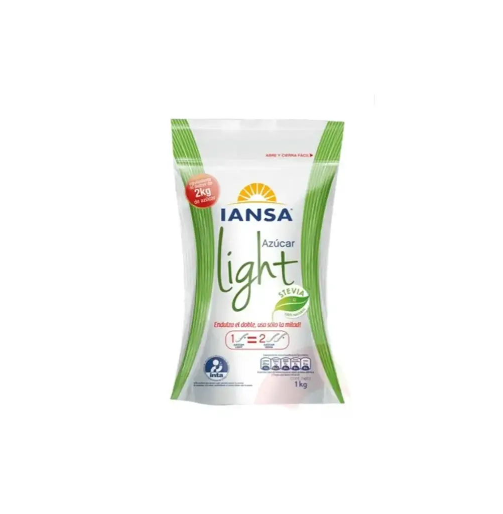 AZUCAR LIGH STEVIA 20 X 500 GR IANSA                          