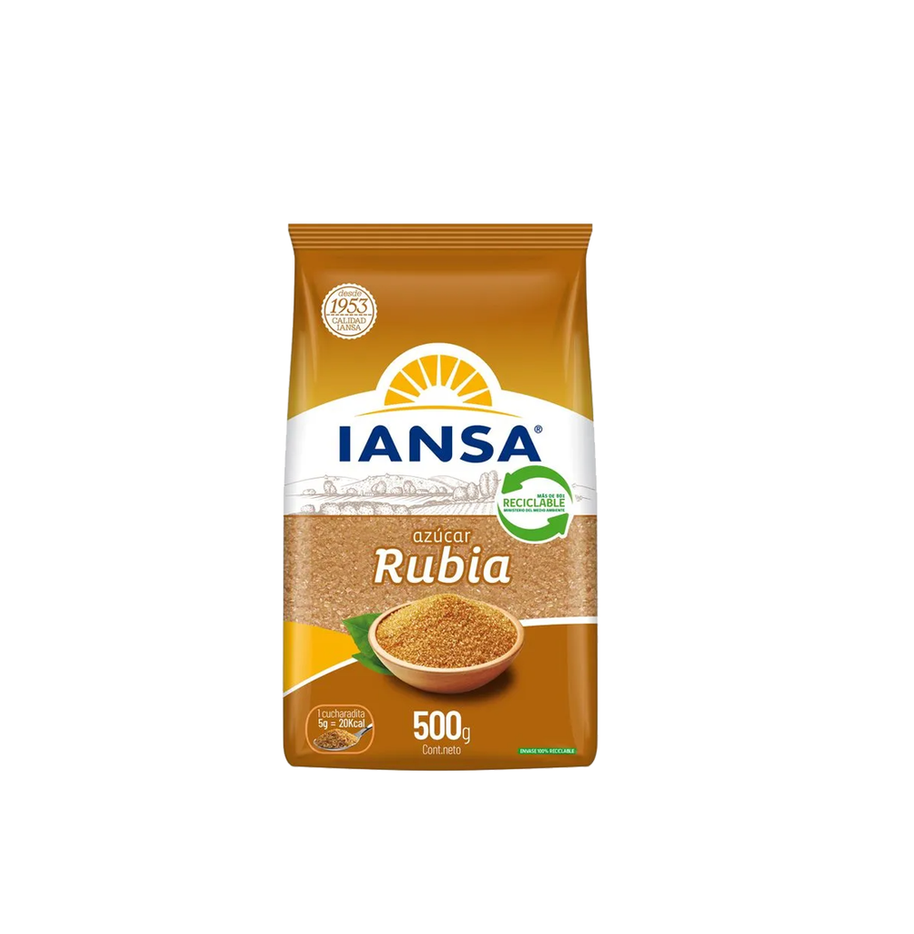 AZUCAR RUBIA 18 X 500 GR IANSA                                