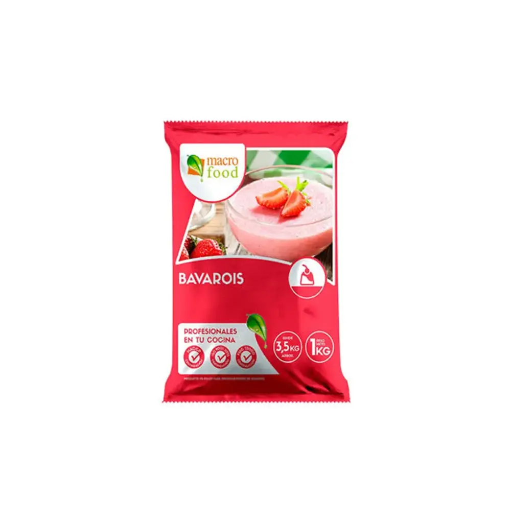 BAVAROIS LIMON 1 KG MACRO FOOD                                
