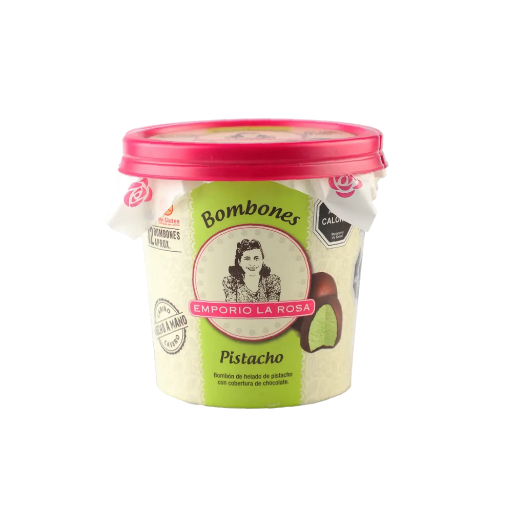 BOMBON HELADO ARTESANAL PISTACHO 9*156 GR EMPORIO LA ROSA     