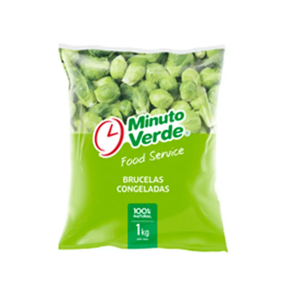 BRUSELAS IQF 1 KG MINUTO VERDE                                