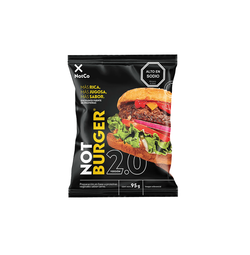 BURGER NOT BEAF 40 X 95 GR NOT CO                             