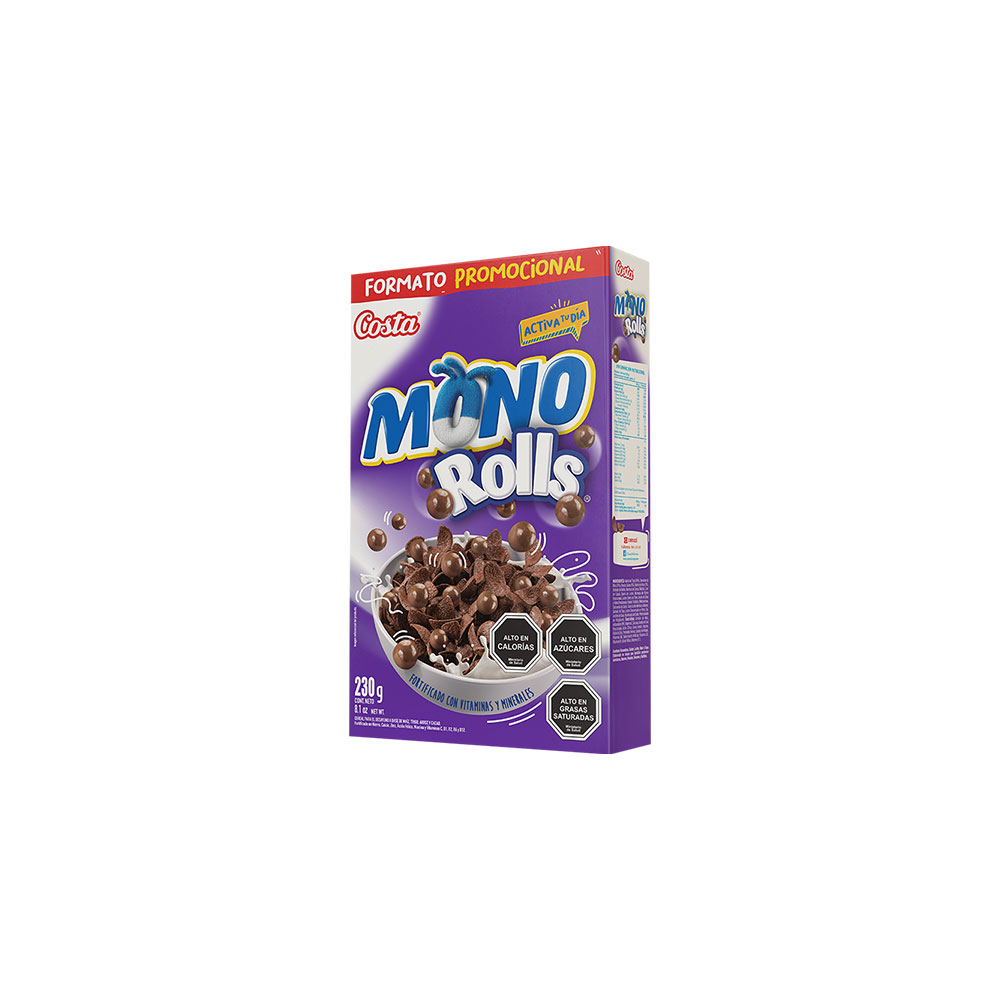 CEREAL MONO ROLLS 230GR COSTA                     