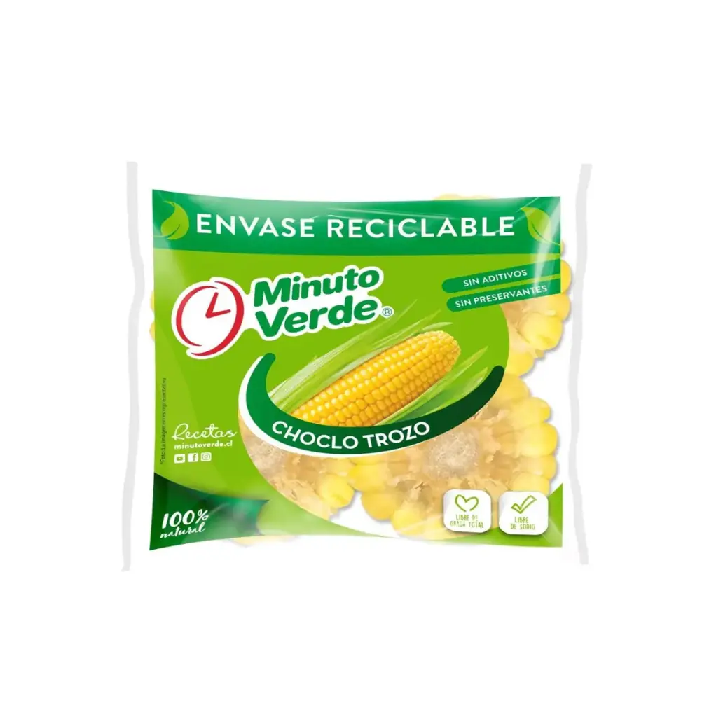 CHOCLO TROZO 20 X 180 GR MINUTO VERDE                         