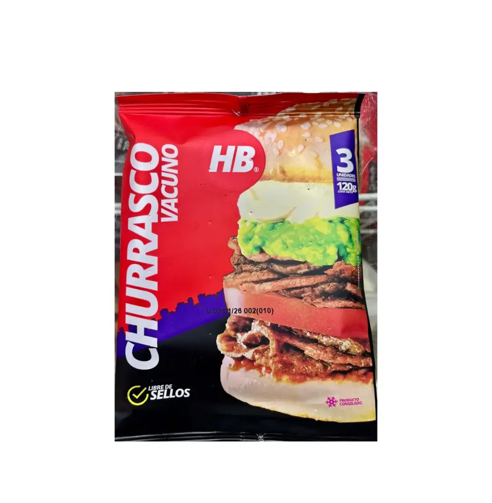 CHURRASCO VACUNO 75 X 40 GR INTERFOLIADO HB                   