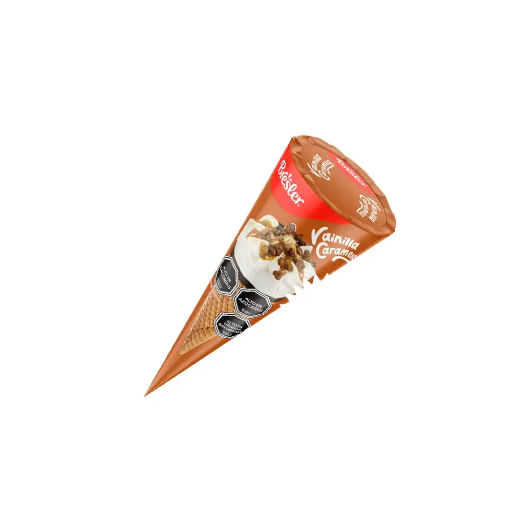 CONO VAINILLA CARAMELO 20 X 120 ML BRESLER                    