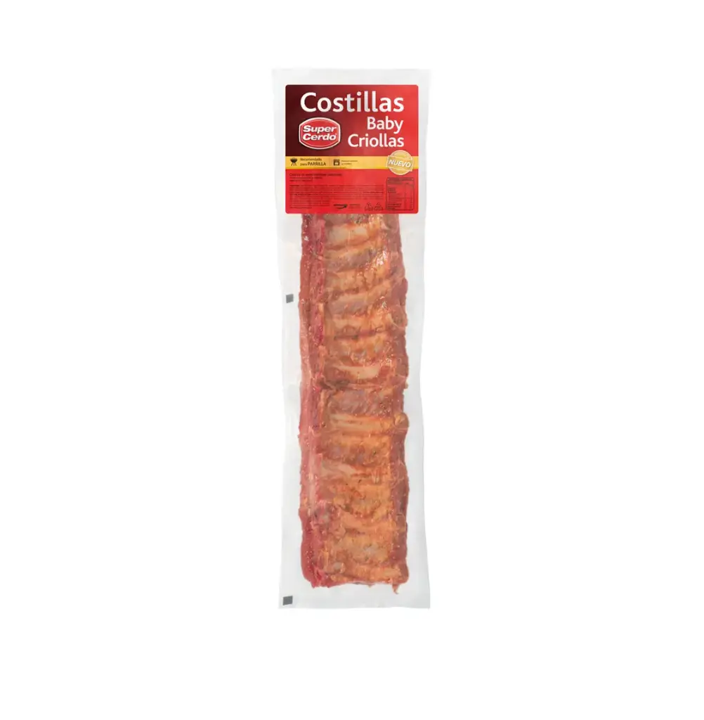 COSTILLAS BABY CRIOLLAS 6*1,1 KG APP AGROSUPER                