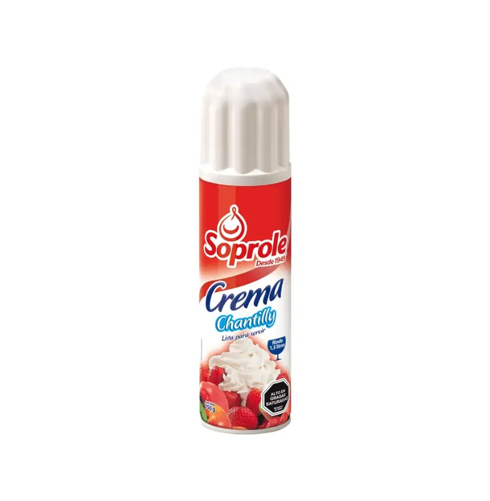 CREMA CHANTILLY 12 X 250 GR SOPROLE                           