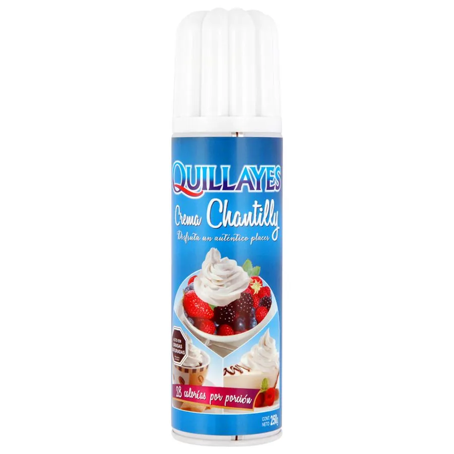 CREMA CHANTILLY QUILLAYES NAT 250GR                           