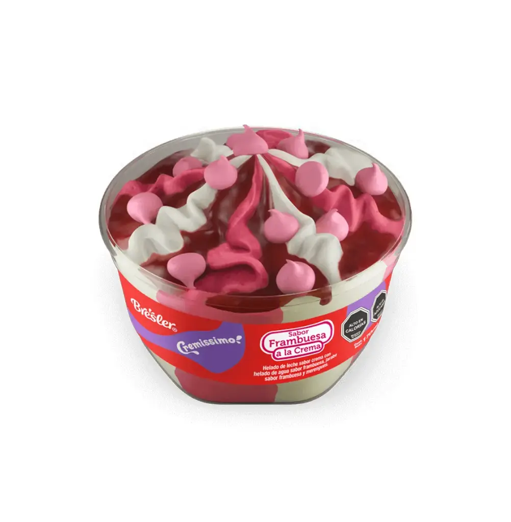 CUP FRAMBUESA CREMA 12 X 170 ML BRESLER                       