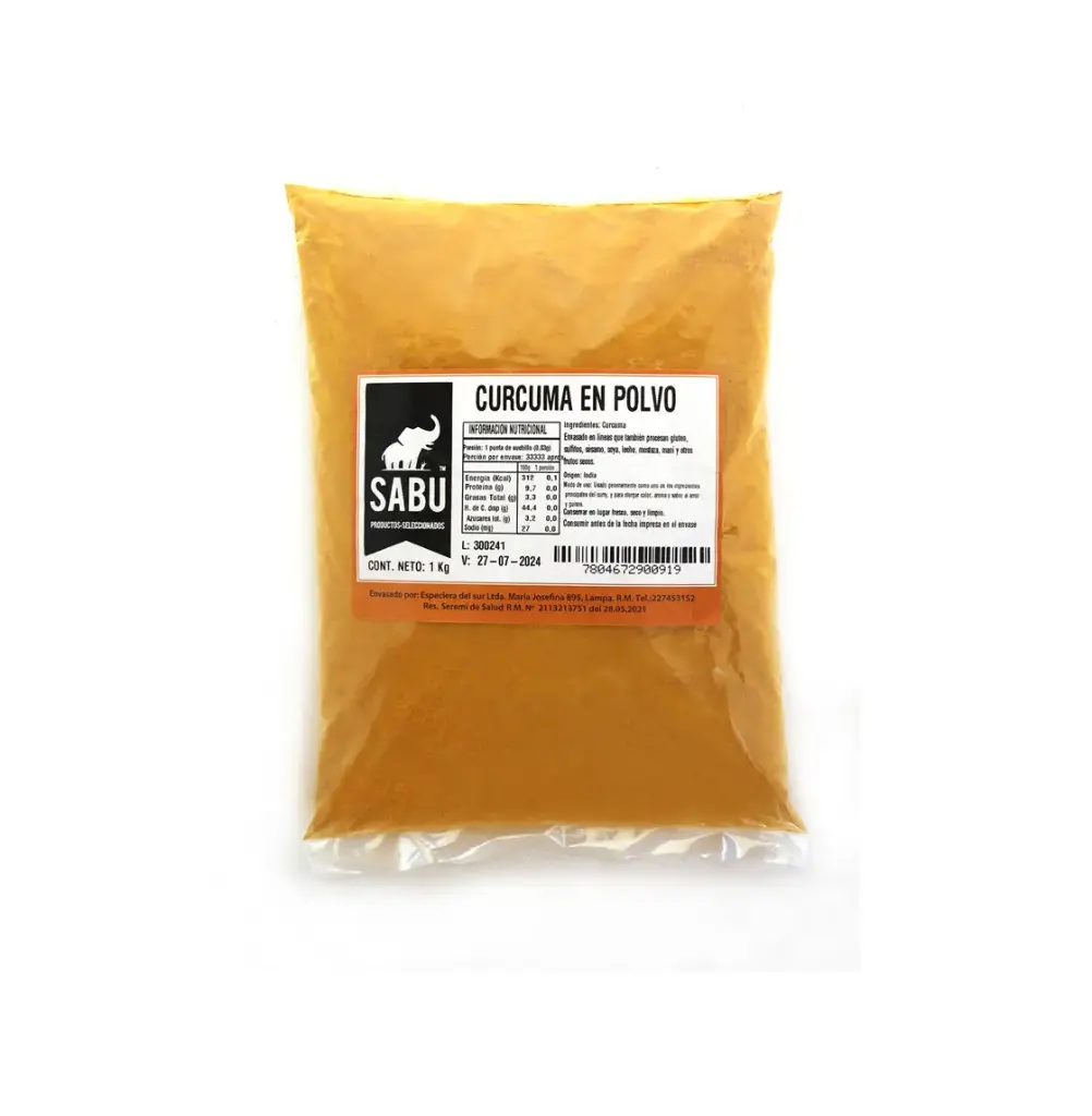 CURCUMA EN POLVO 1 KG SABU                                    
