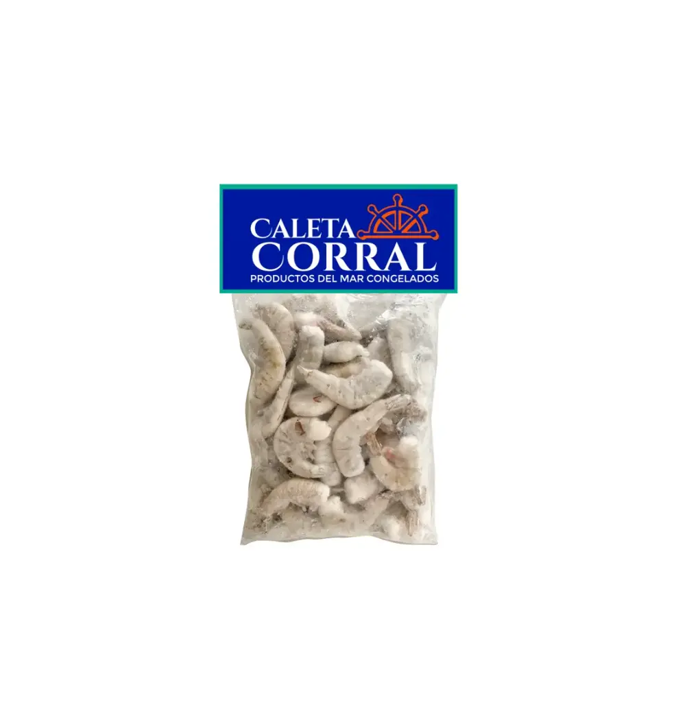 CAMARON CRUDO PELADO 36/40 20 X 500 GR CALETA CORRAL          