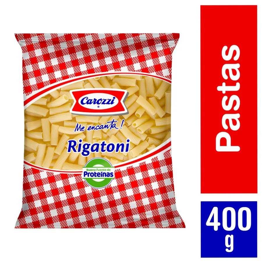 FIDEOS RIGATONI 48   5 X 400 GR CAROZZI                 