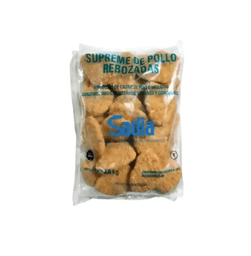 FILETILLO PECHUGA POLLO REBOZADA 2 X 3 KG SADIA               