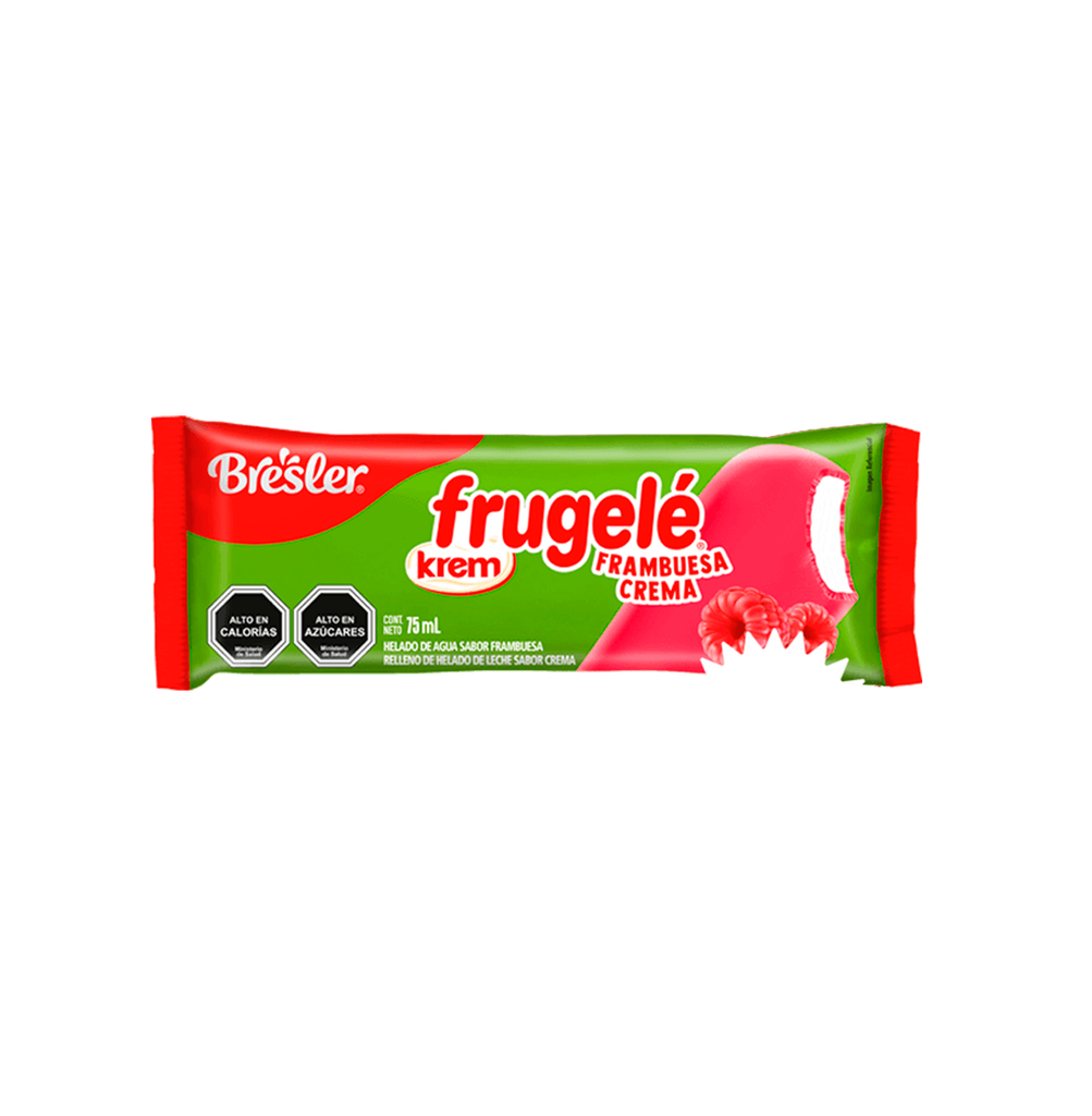 FRUGELE KREM FRAMBUESA CREMA 18 X 75 CC BRESLER               