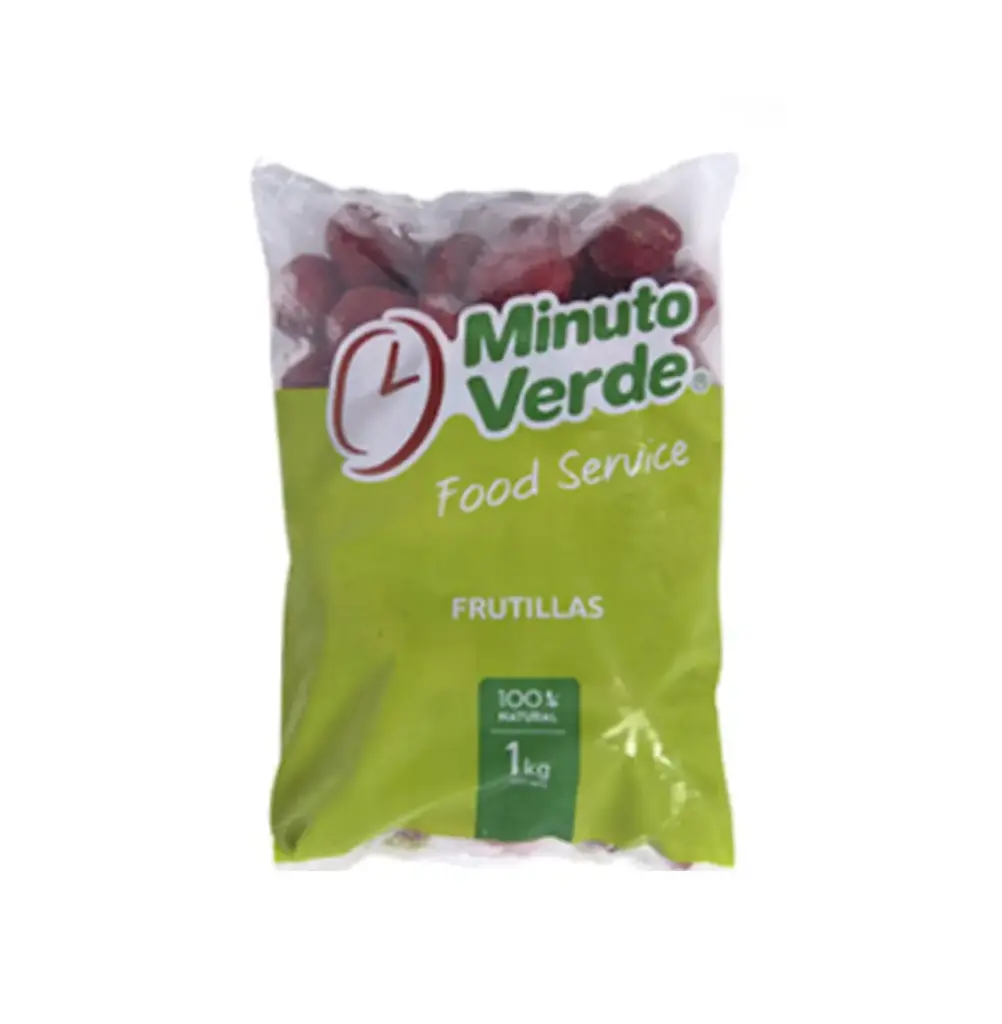 FRUTILLA ENTERA IQF 15 X 1 KG MINUTO VERDE                    