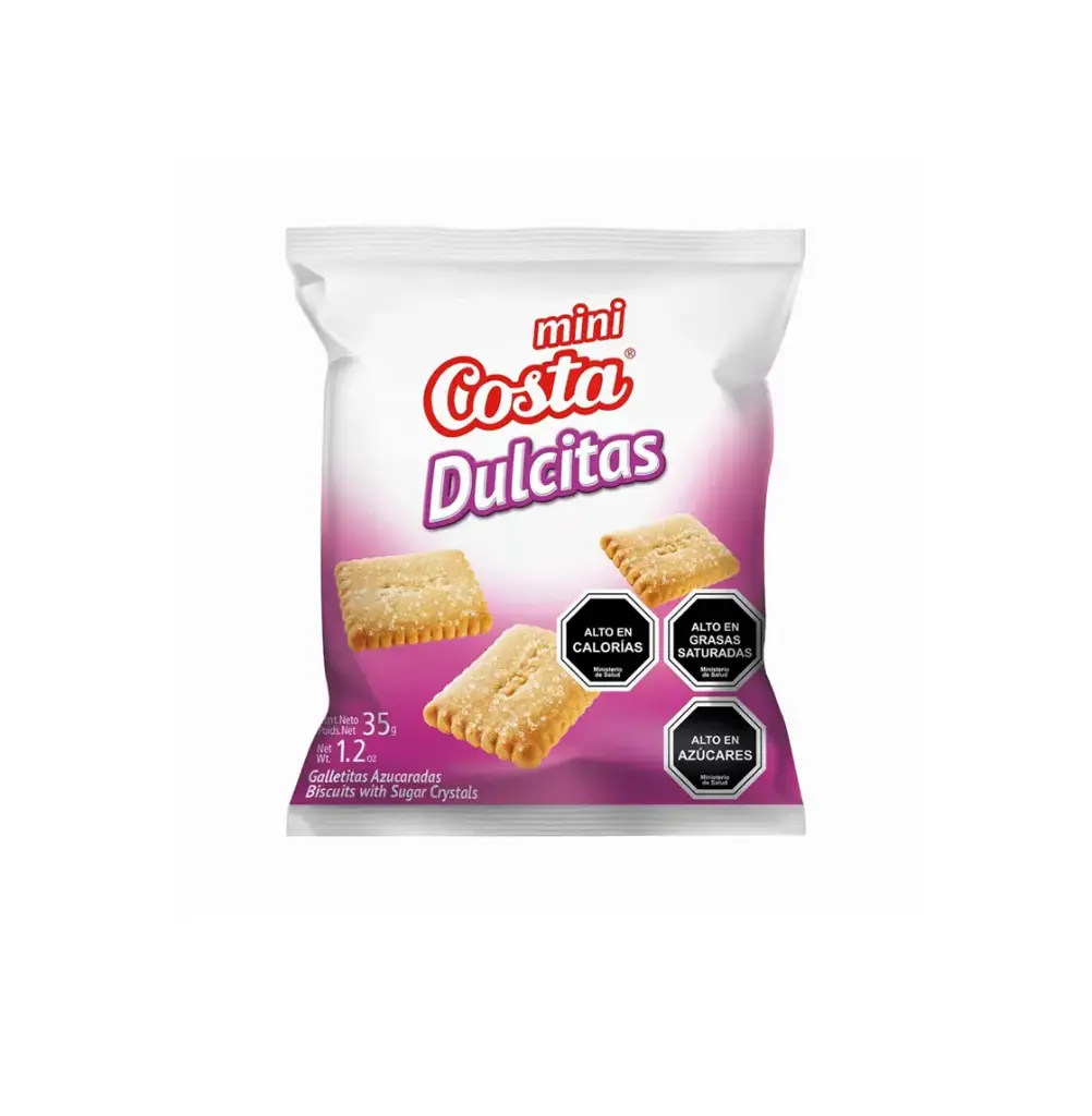 GALLETA MINI DULCITAS 30 X 40 GR COSTA                  