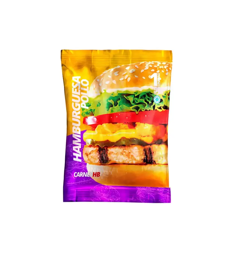 HAMBURGUESA POLLO 60 X 50 GR FLOW PACK HB                     