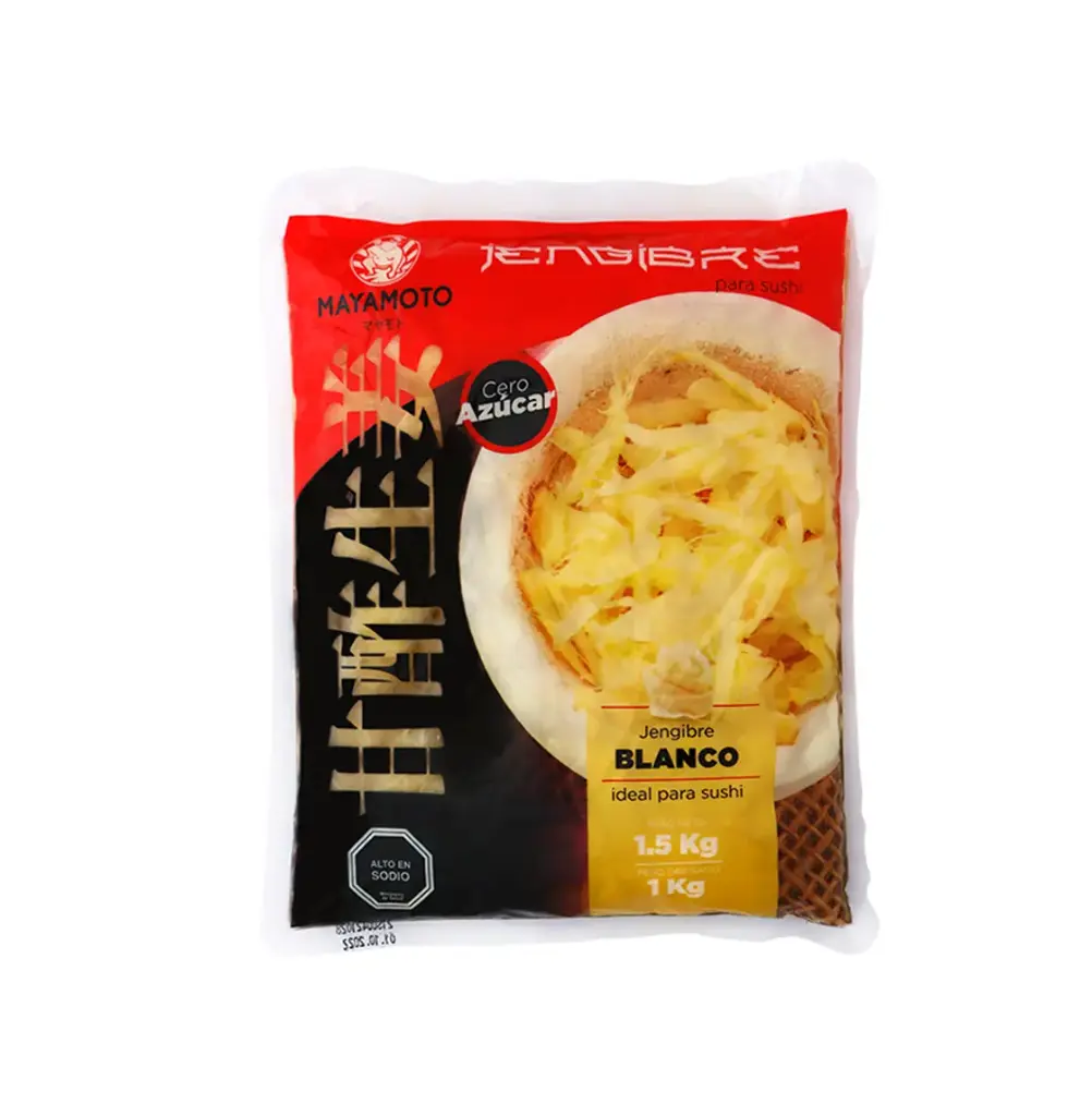 JENGIBRE BLANCO 10 X 1 KG MAYAMOTO                