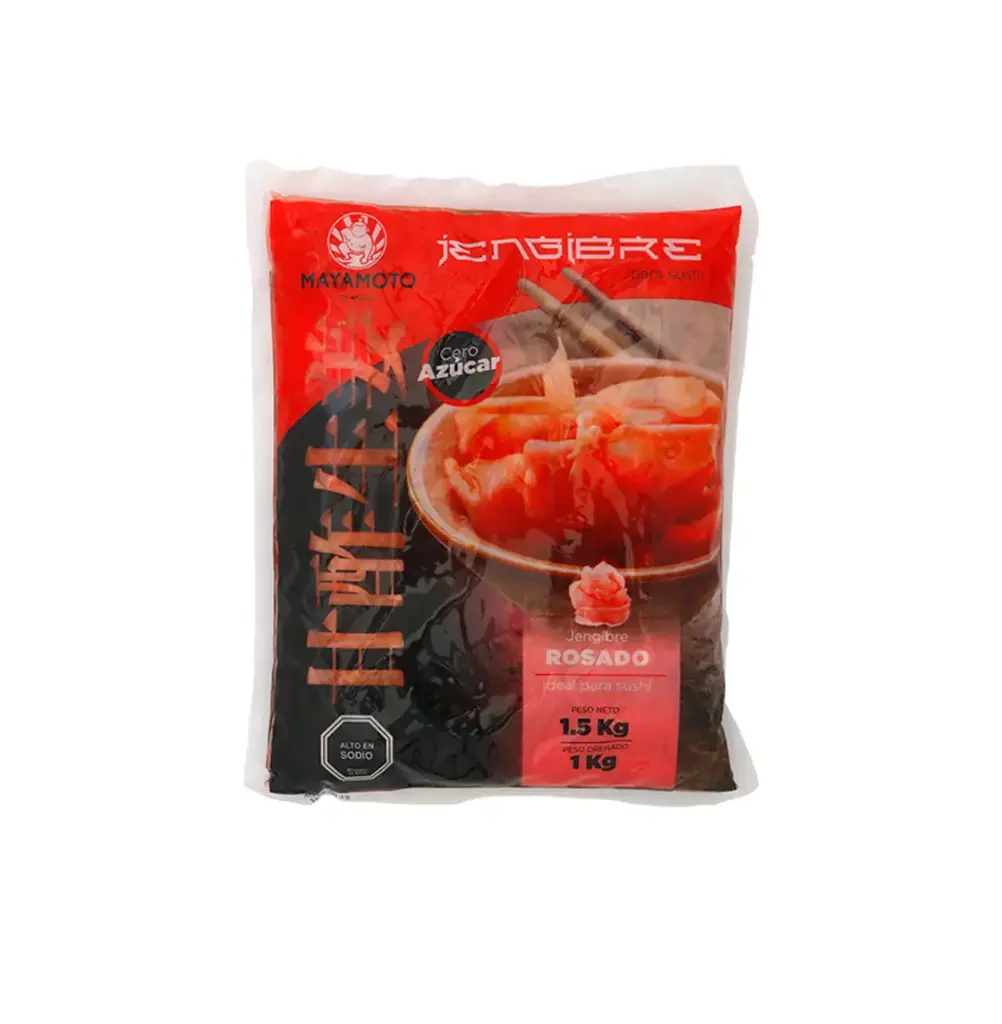 JENGIBRE ROSADO 10 X 1 KG MAYAMOTO                
