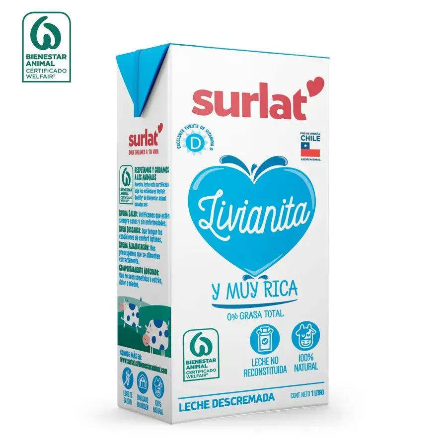 LECHE DESCREMADA 1LT. SURLAT