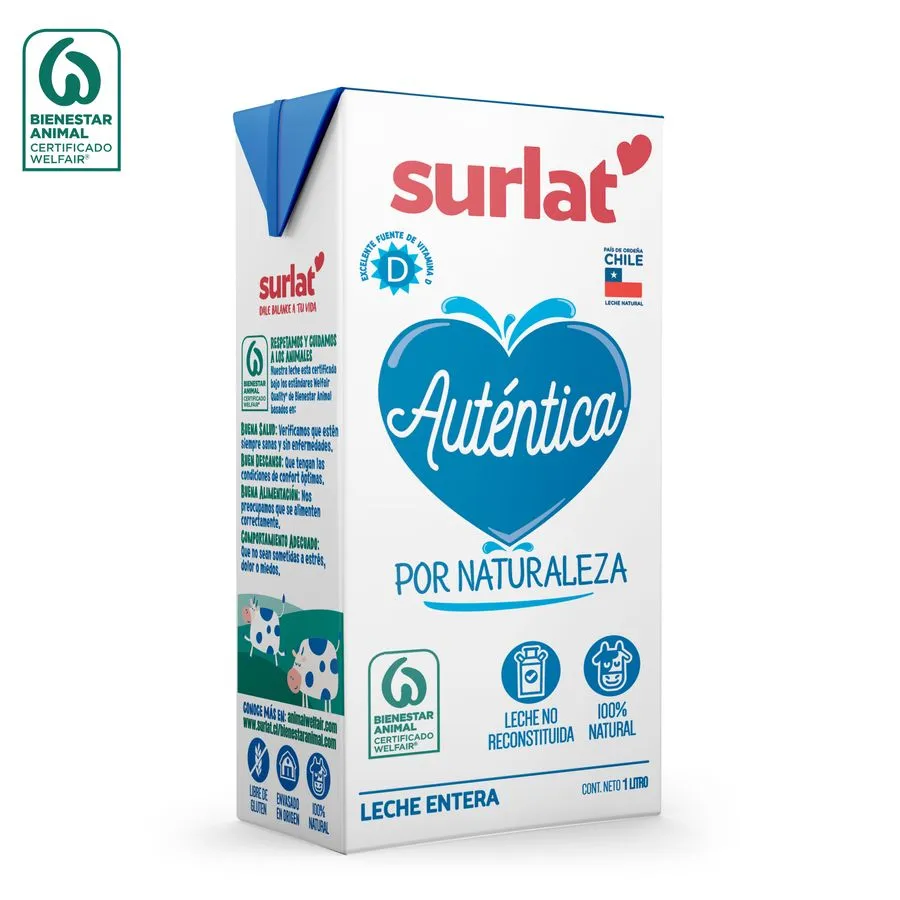 LECHE ENTERA SURLAT 1 LT                                   
