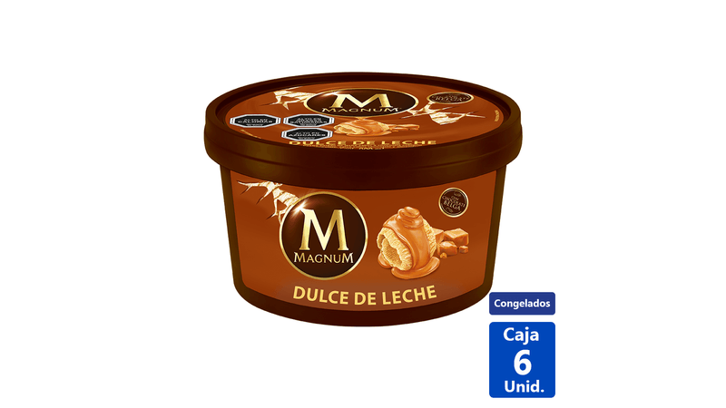 MAGNUM POSTRE DULCE DE LECHE 900ML               