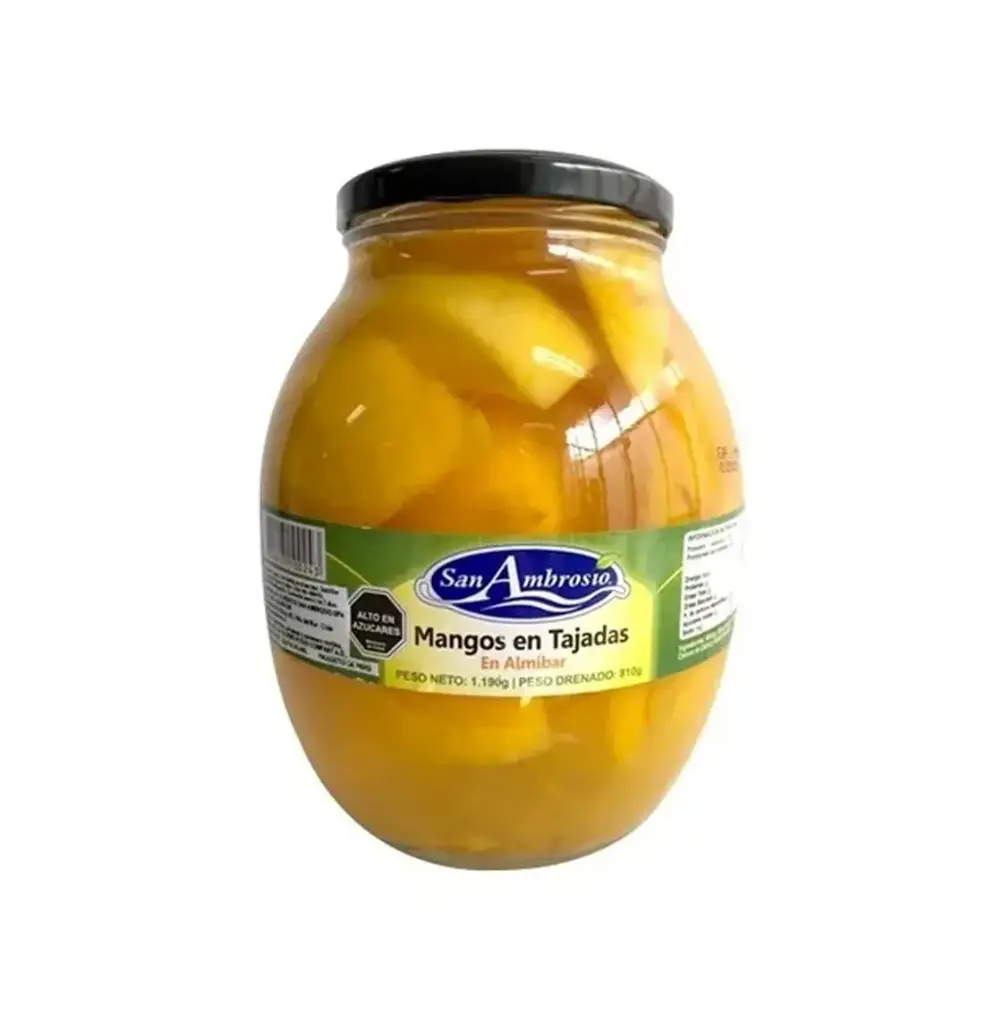 MANGOS EN TAJADAS 6 X 1,2 LT SAN AMBROSIO                     