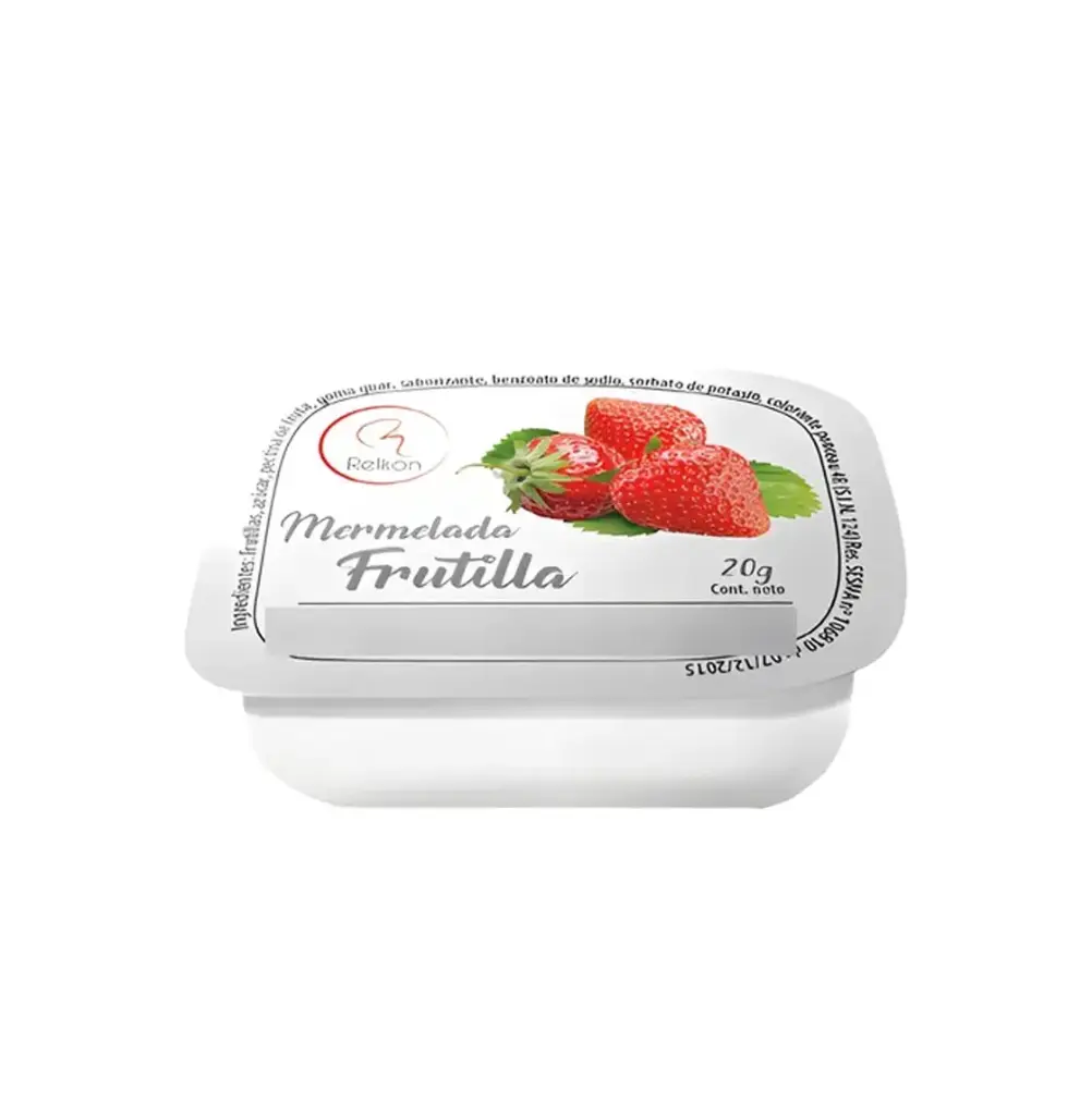 MERMELADA FRUTILLA 192 UND X 20GR RELKON                      