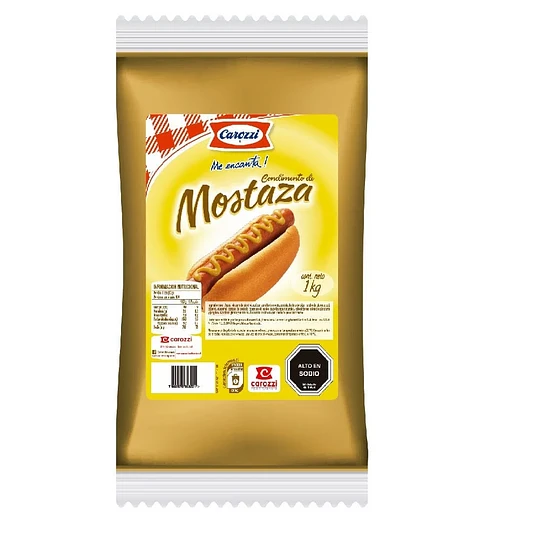 MOSTAZA 1 KG CAROZZI                               