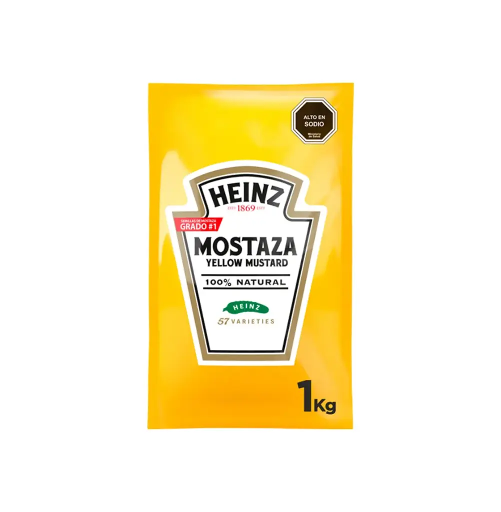 MOSTAZA HEINZ 10 X 1 KG                           