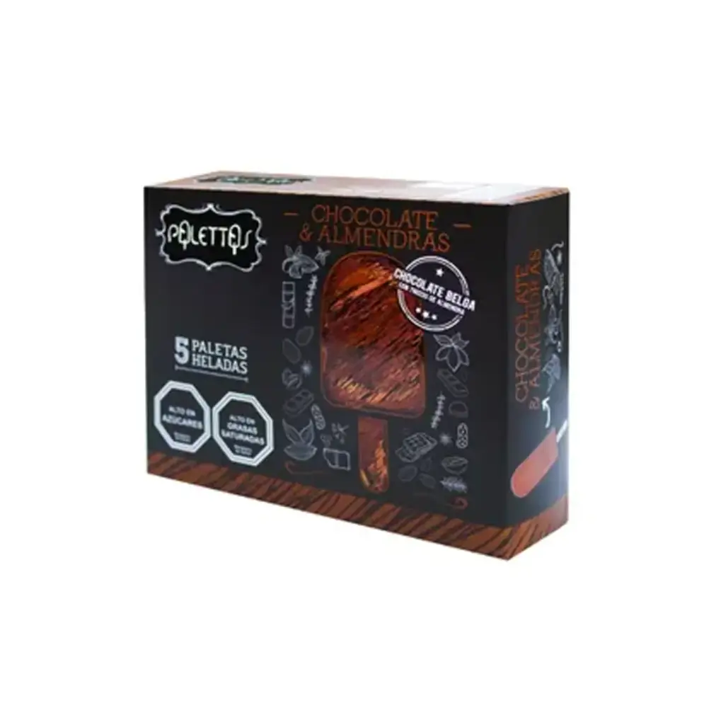 MULTIPACK CHOCOLATE ALMENDRAS 5*60 GR PALETTA                 