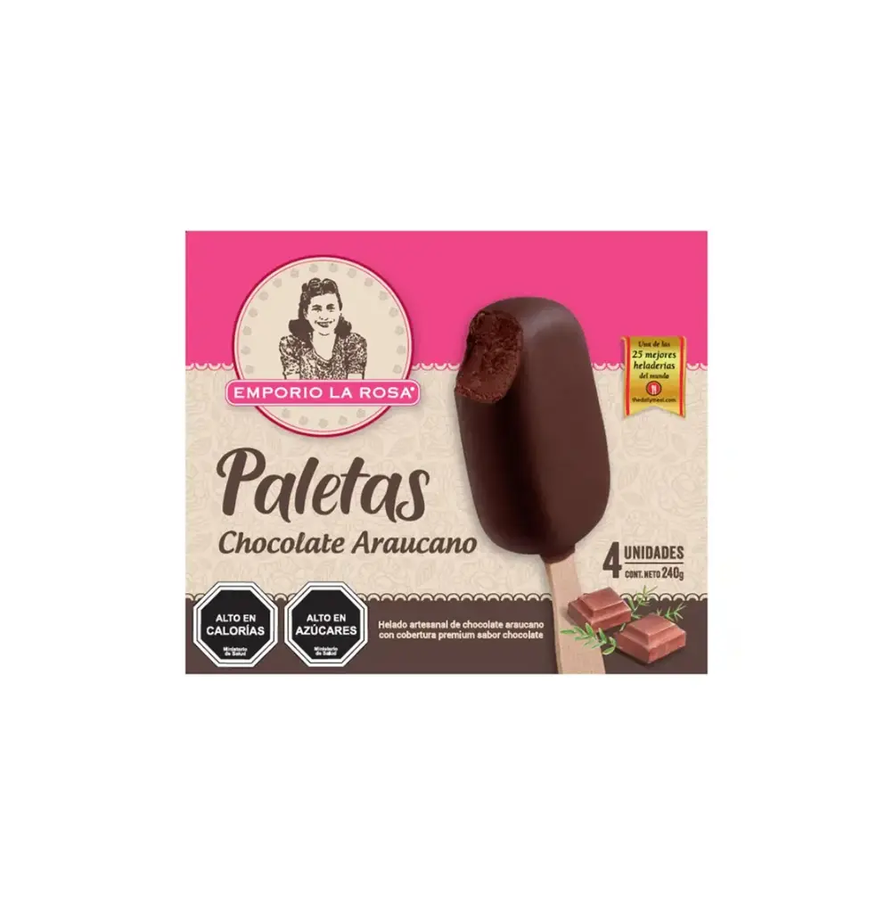 MULTIPACK CHOCOLATE ARAUCANO 4*60 GR EMPORIO LA ROSA          